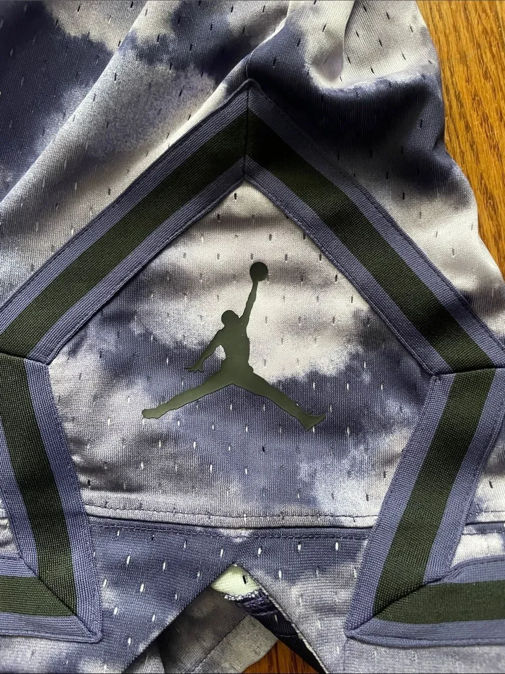 Jordan Dri-Fit Purple Tie Dye Basketball Shorts Men’s Sz XXL
